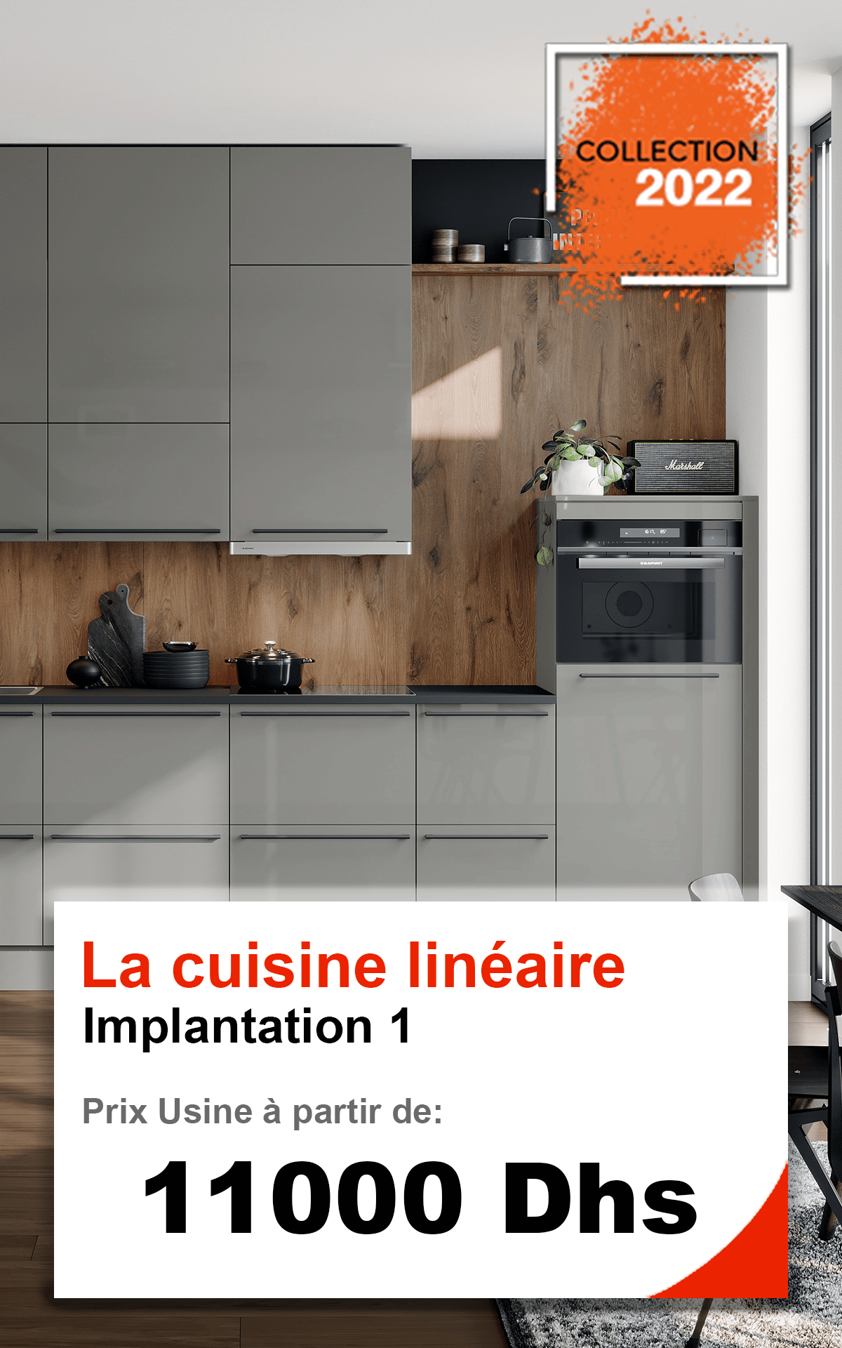 La cuisine linéaire